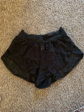 Victorias secret black lace sleep shorts